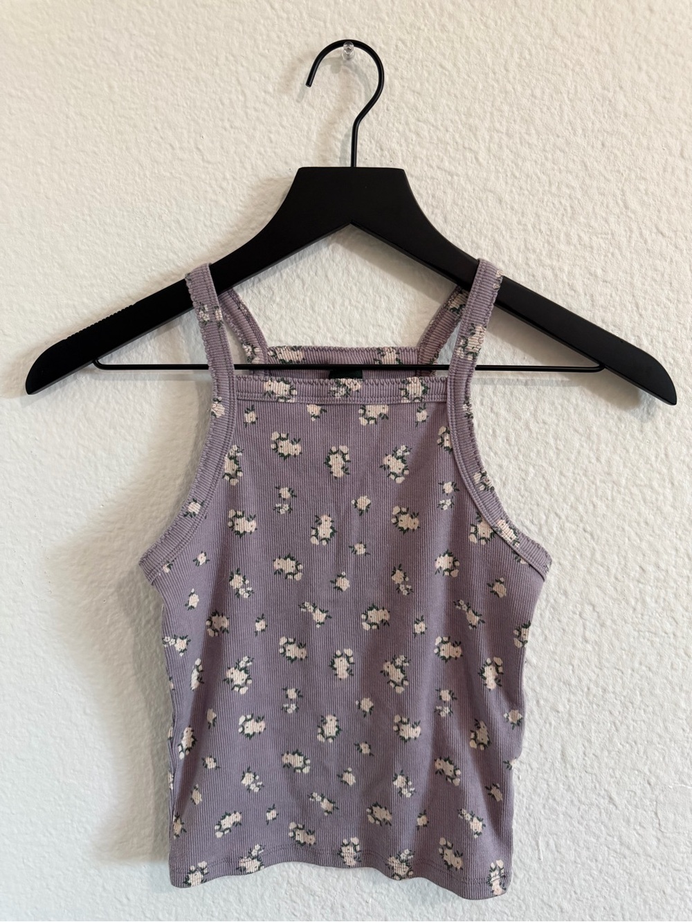 wild fable floral ribbed tank top